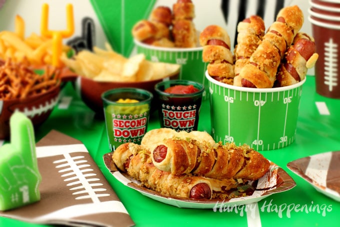 Serve French's Jalapeno Pretzel Dogs for your tailgating or homegating party.