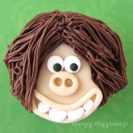 Early Man Dug Cupcakes Modeling Chocolate Decorations