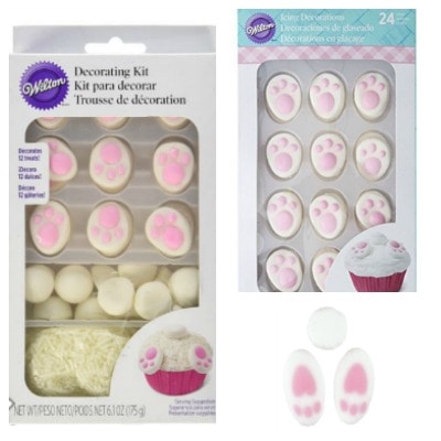 Wilton Bunny Butt, Feet, Tails Candy Decorating Kit