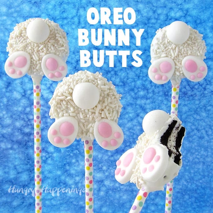 Oreo Bunny Butts Easter Cookies