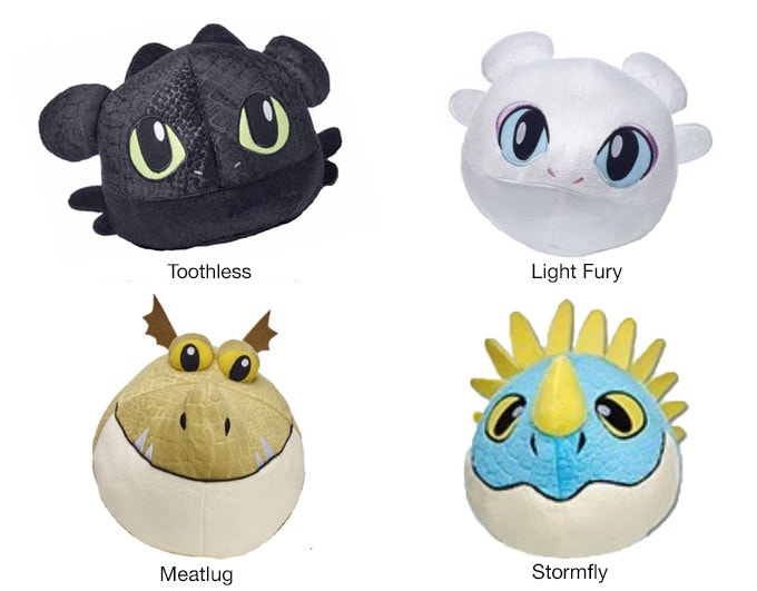 How to train your dragon lollipops template with night fury, light fury, meatlug, and stormfly
