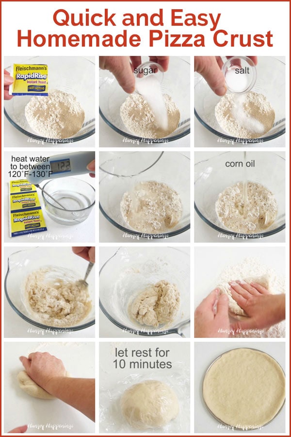 Use Fleischmann’s® RapidRise® Yeast to make this easy 30-minute pizza crust recipe.