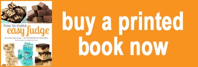 button to buy a printed copy of How To Make Easy Fudge Cookbook