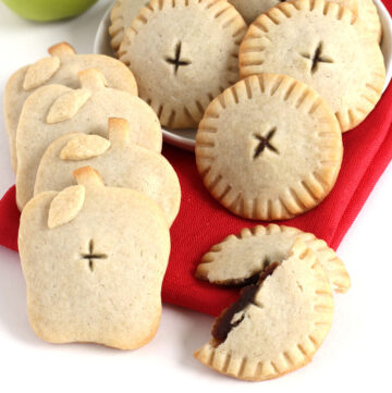 sugar cookies filled with apple butter